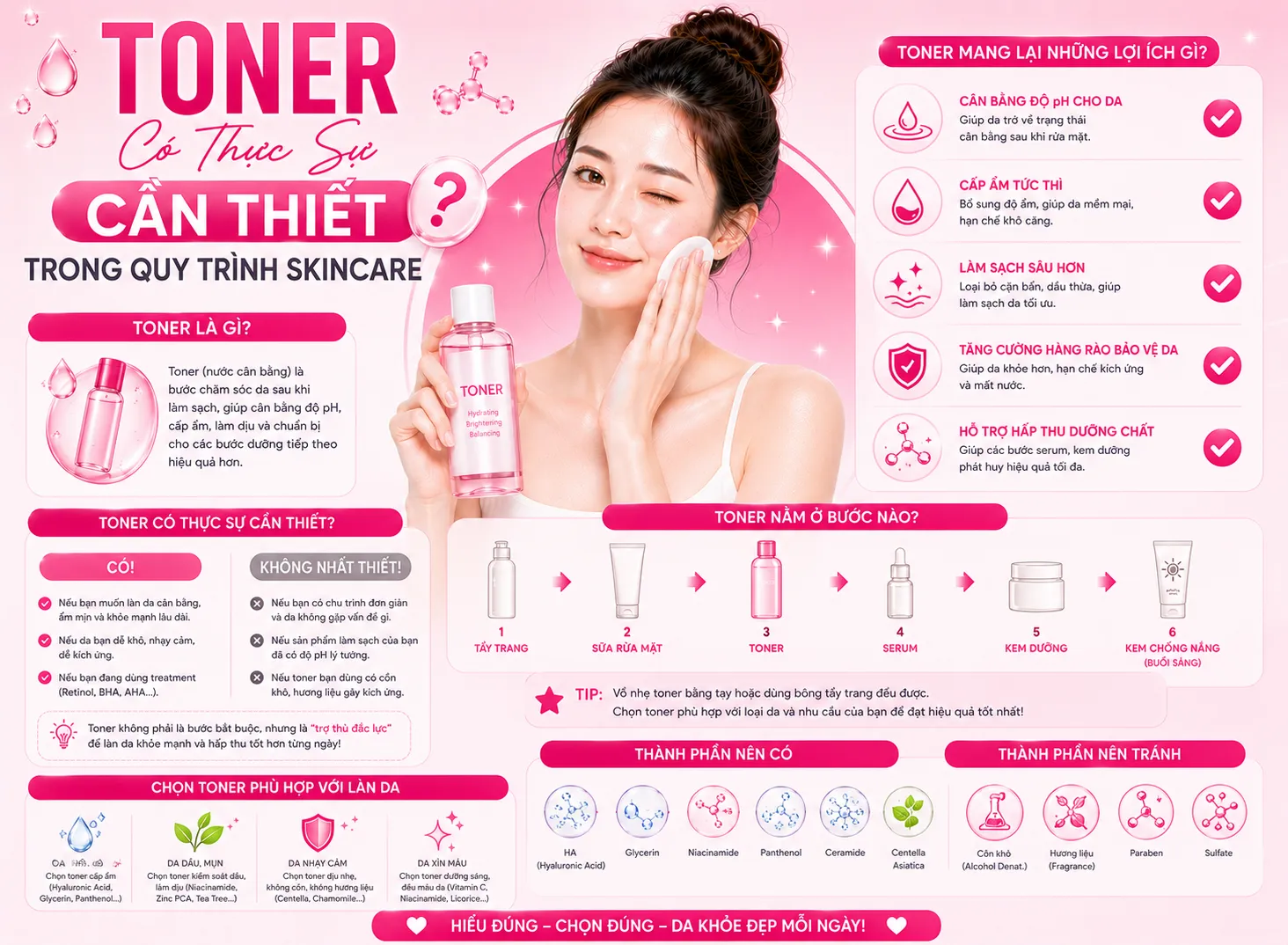 Toner Có Thực Sự Cần Thiết Trong Quy Trình Skincare?
